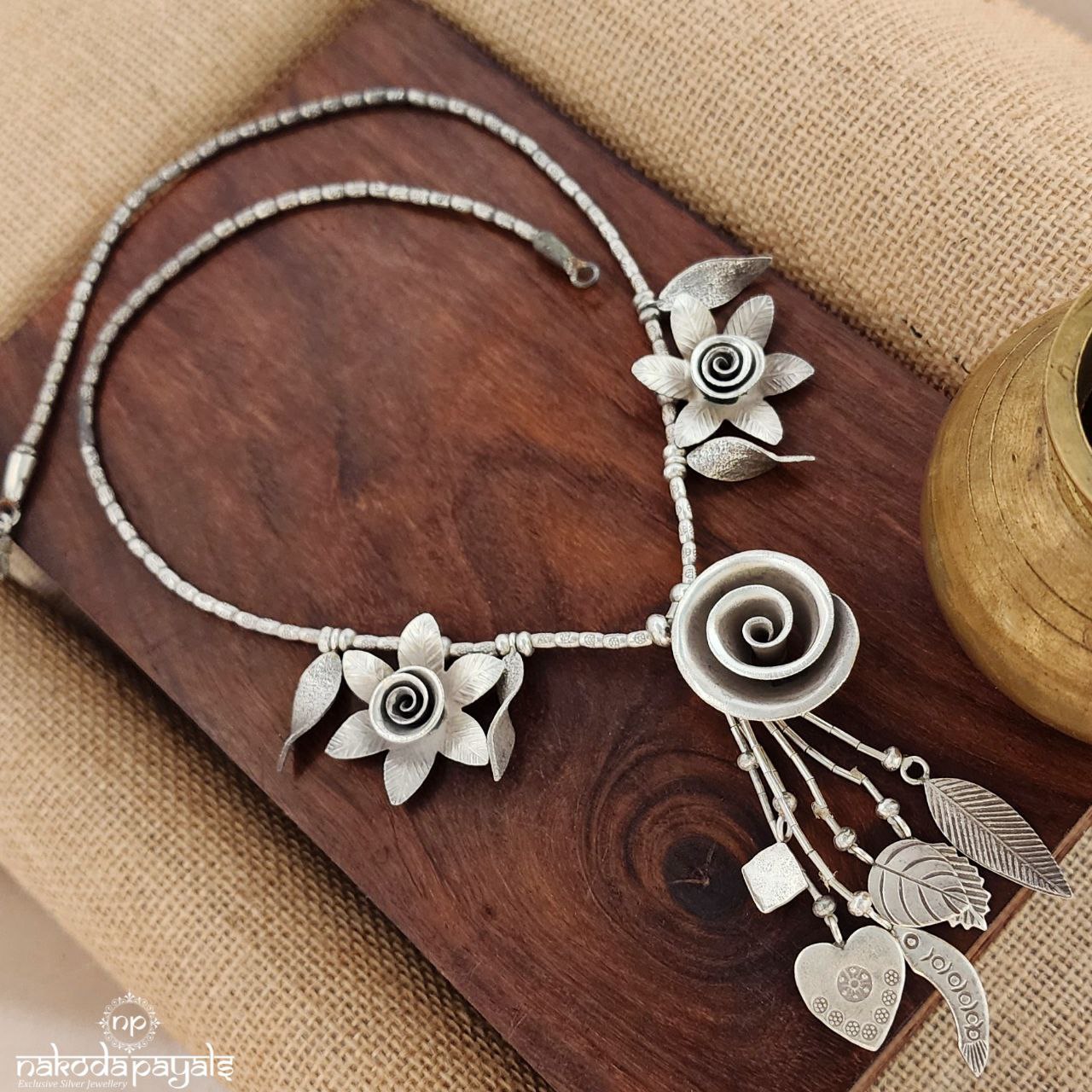 Rose Petals Charms Neckpiece (N10681)