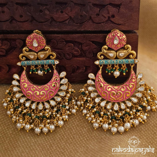 Exclusive Pearly Chandbali (Ge11154)