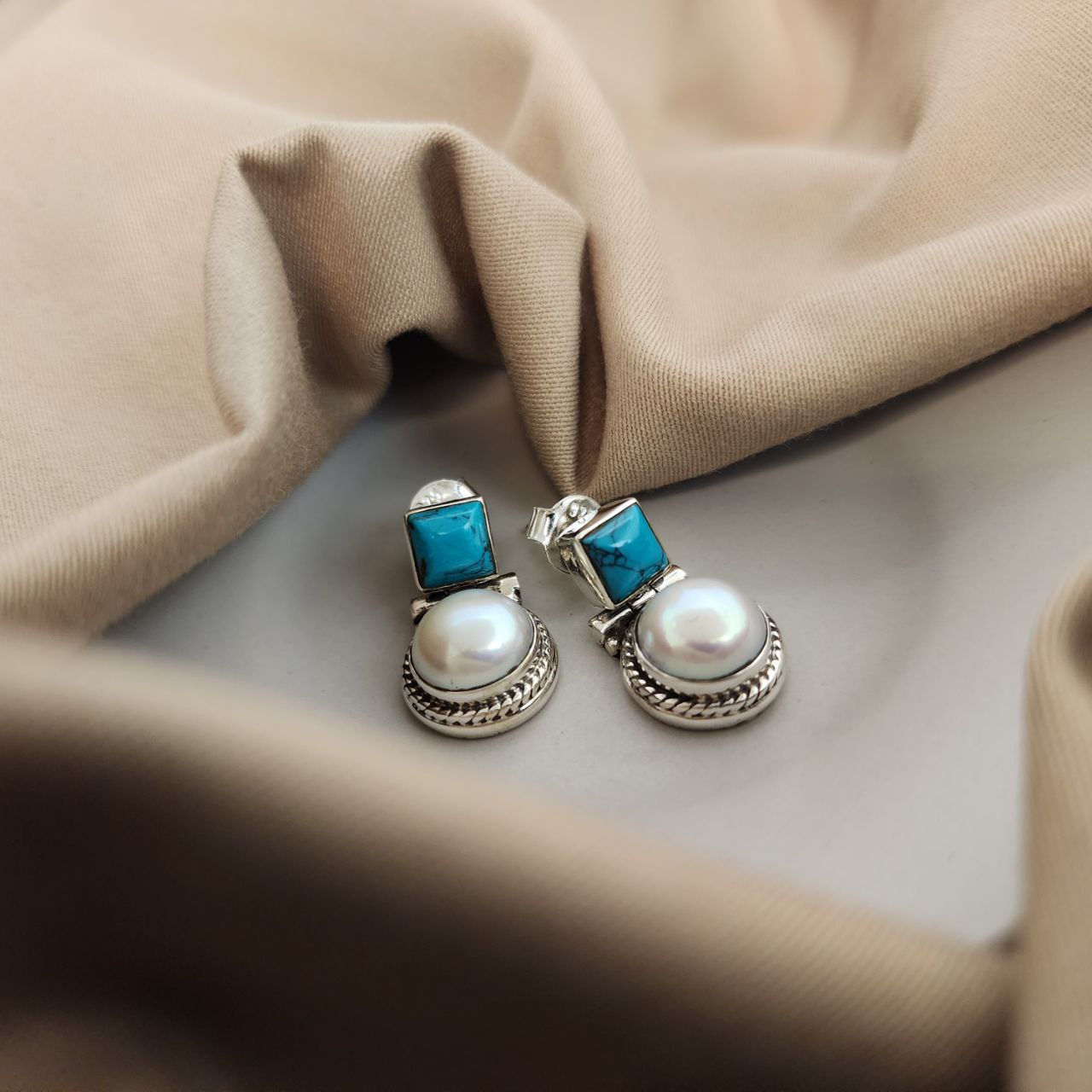 Stunning Squarish Studs(H2006)