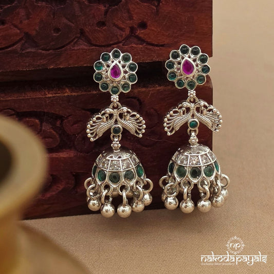 Peacock Green Jhumka (J1781)