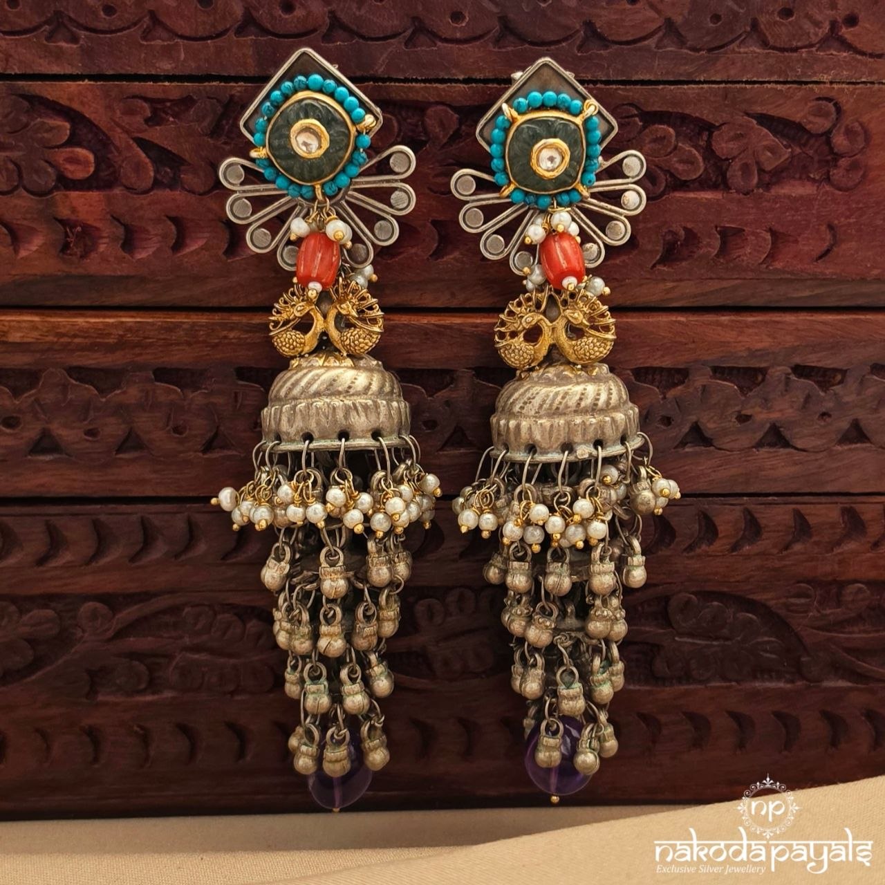 Mesmerizing Amethyst Earrings (J1797)