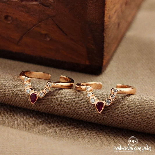 Vanki Rose Gold Toerings (T4740)