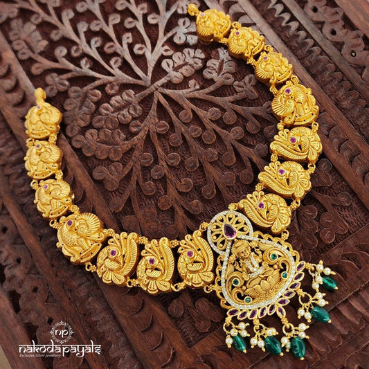 Peacock Lakshmi Neckpiece (Gn9170)