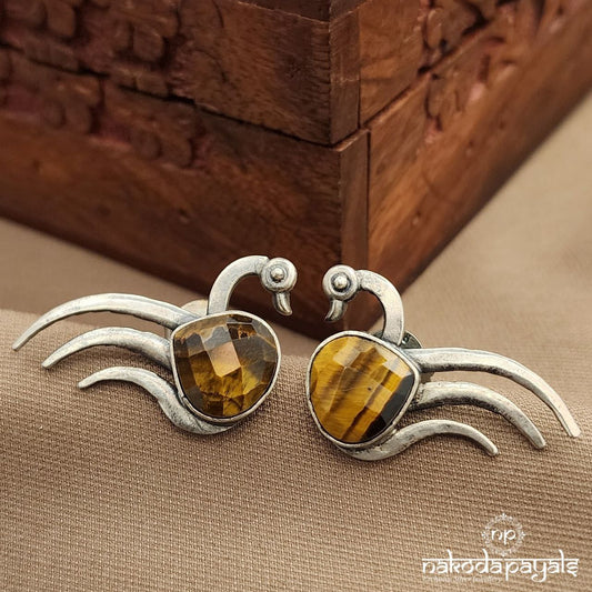 Unique Peacock Studs (S3720)