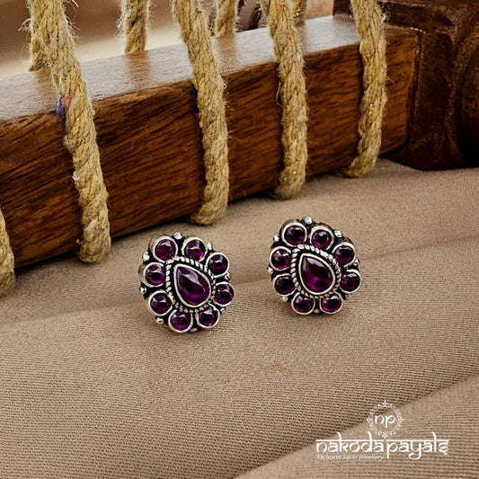 Red Drop Studs (S9502)