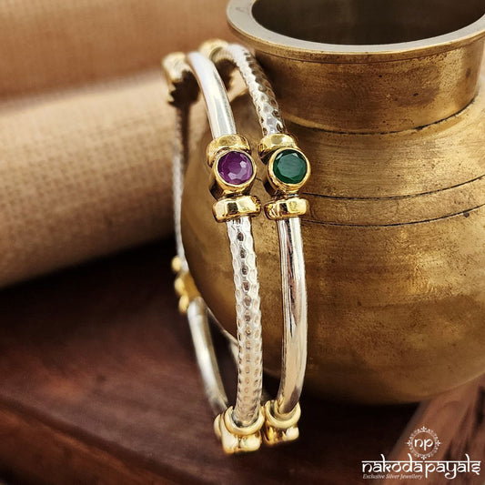 Kemp Dual Tone Bangles (K5136)