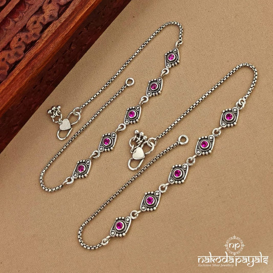 Exemplary Oxidised Anklet (A6908)