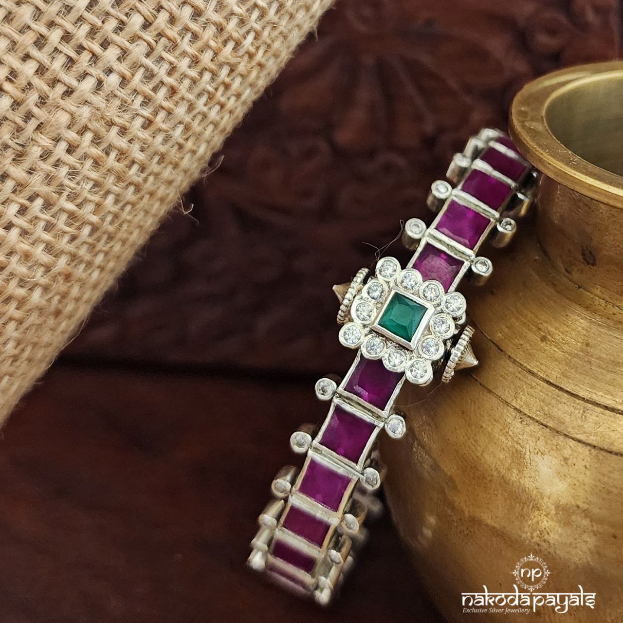 Pink Squarish Bangles (K5139)