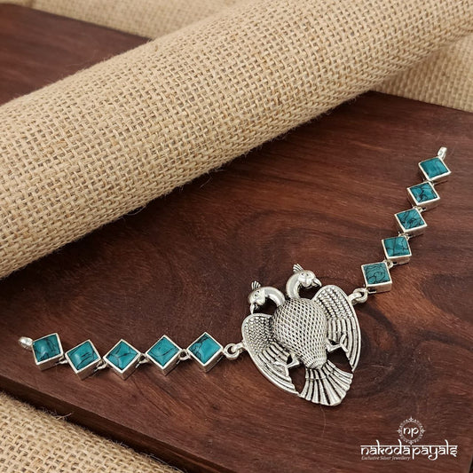 Torquoise Gandaberunda Choker (N10950)