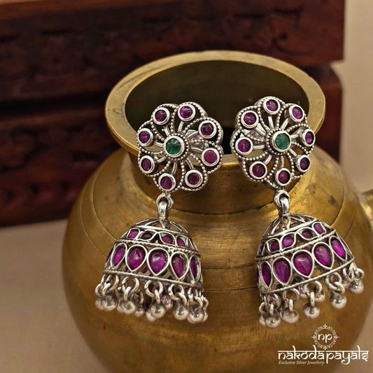 Green Dot Jhumka (J1767)