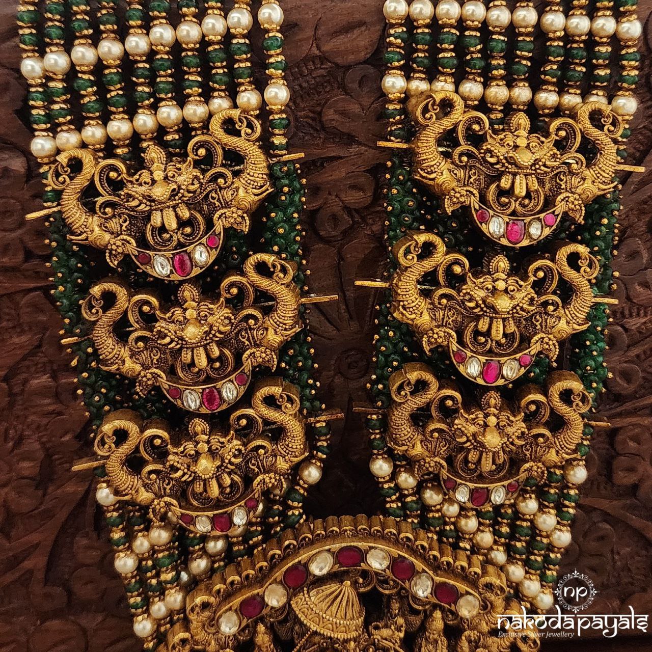Shiva Parvati Kundan Neckpiece (Gn8629)