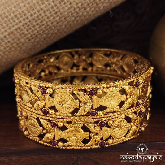 Kemp Chakra Bangles Pairs (2.4) (Gk3146)