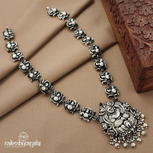 Peacock Lakshmi Neckpiece  (N11468)