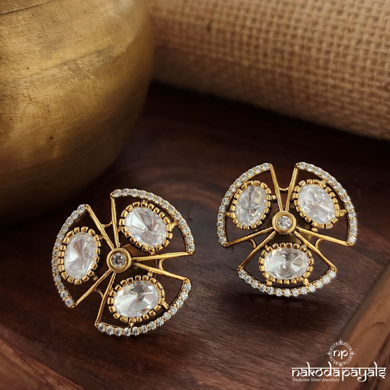 Pretty Moissanite Studs (Ge8877)