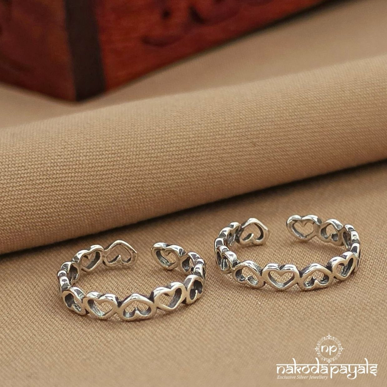 Hearty Cutsy Toerings (T4825)