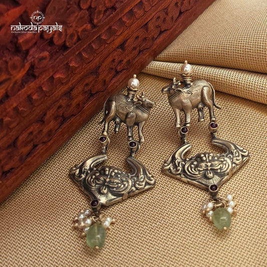 Cow Tribal Earrings (C3954)