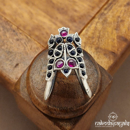Trending Pink & Blue Finger Ring (F2892)