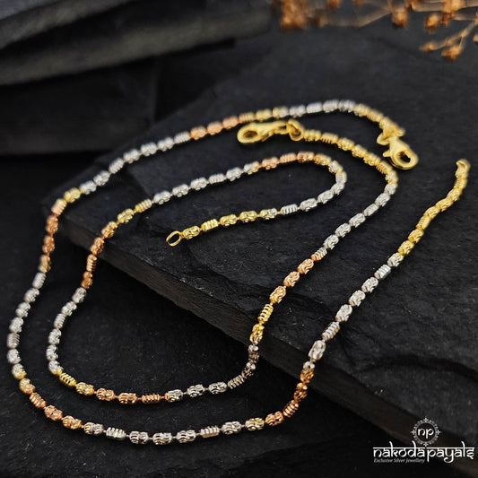 Classic Trio Color Anklets (A6147)