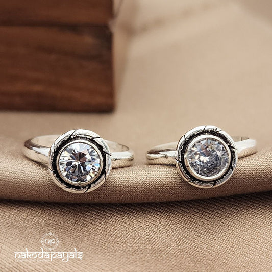 Circlet White Toerings (T4601)