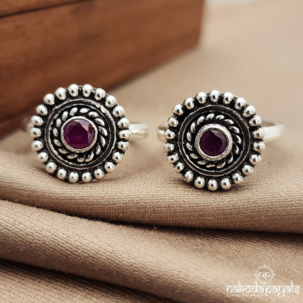 Pink Dot Toerings (T4675)