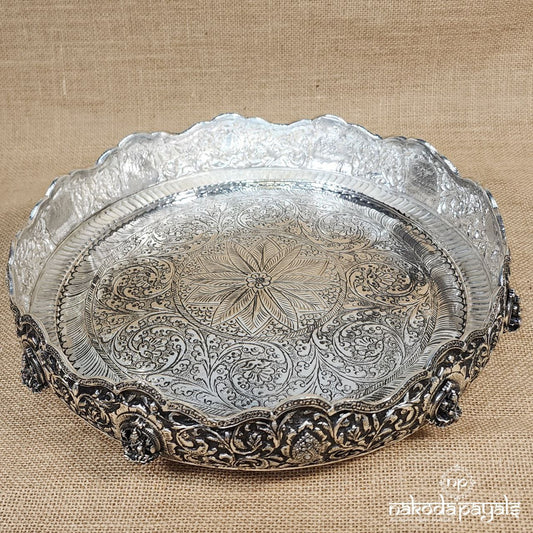 Blessing Lakshmi Chitae Plate (Aa1520)