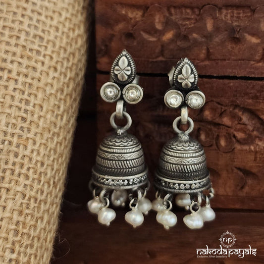 Mini Kundan Jhumka (J1361)