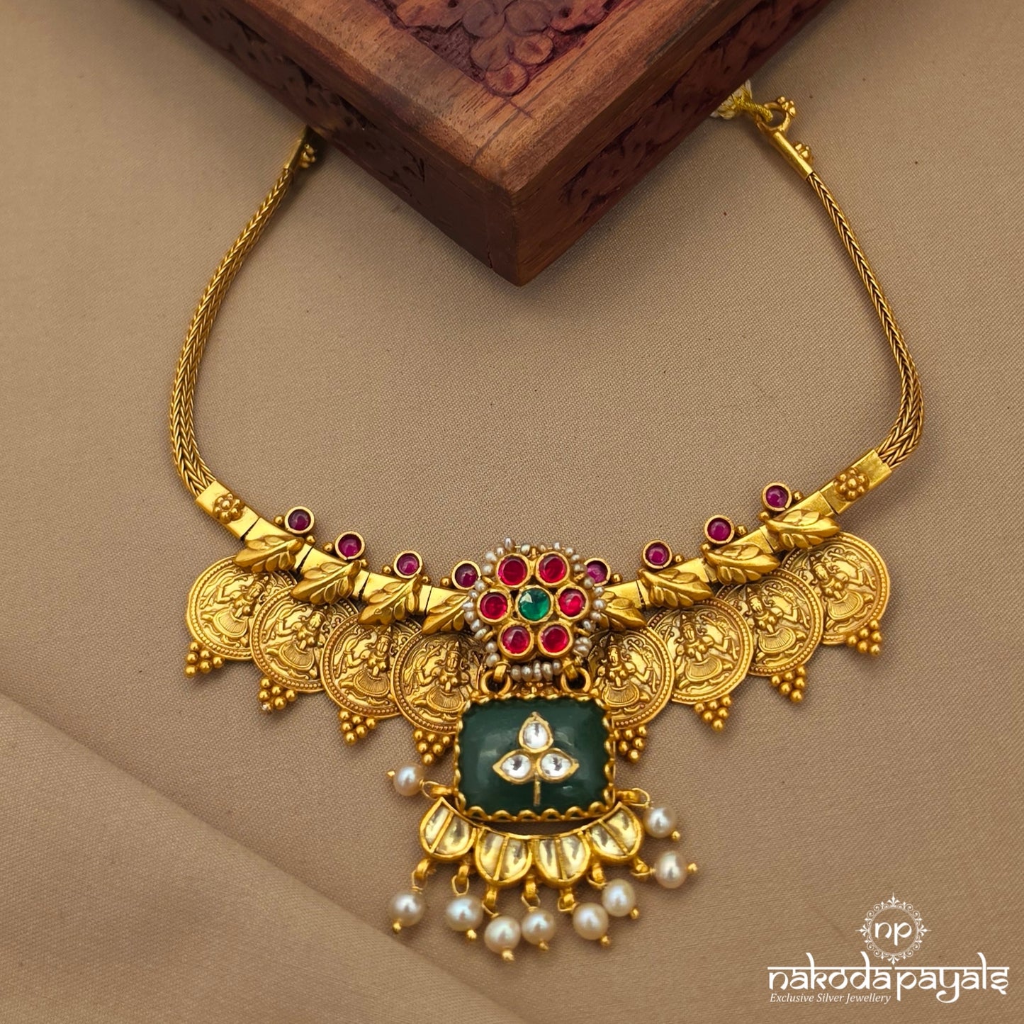 Traditional Kasu Neckpiece (Gn10450)