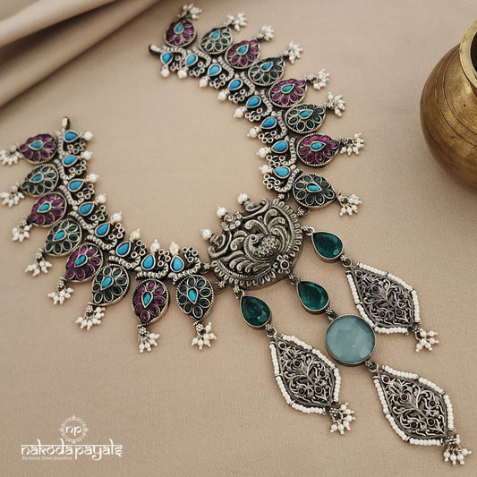 Tribal Turquoise Grand Neckpiece (N10928)