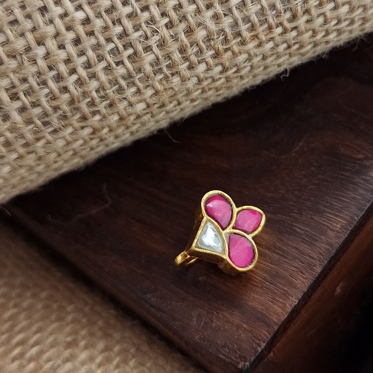 Kundan Clipon Nosepin (Np710)