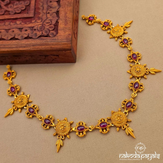 Exquisite Pink Neckpiece (Gn10613)