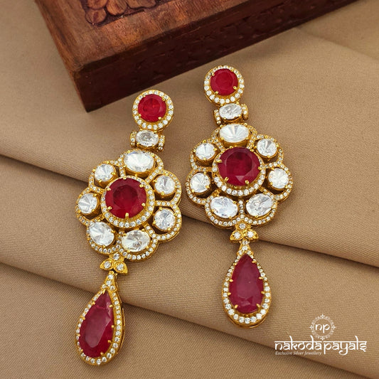 Majestic Moissanite Earrings (Ge10956)