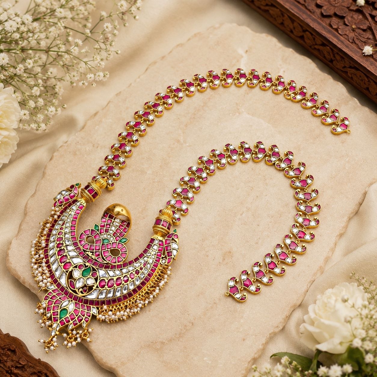 Traditional Kundan Naga Neckpiece (Gn10502)