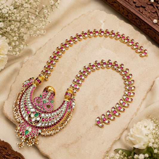 Traditional Kundan Naga Neckpiece (Gn10502)