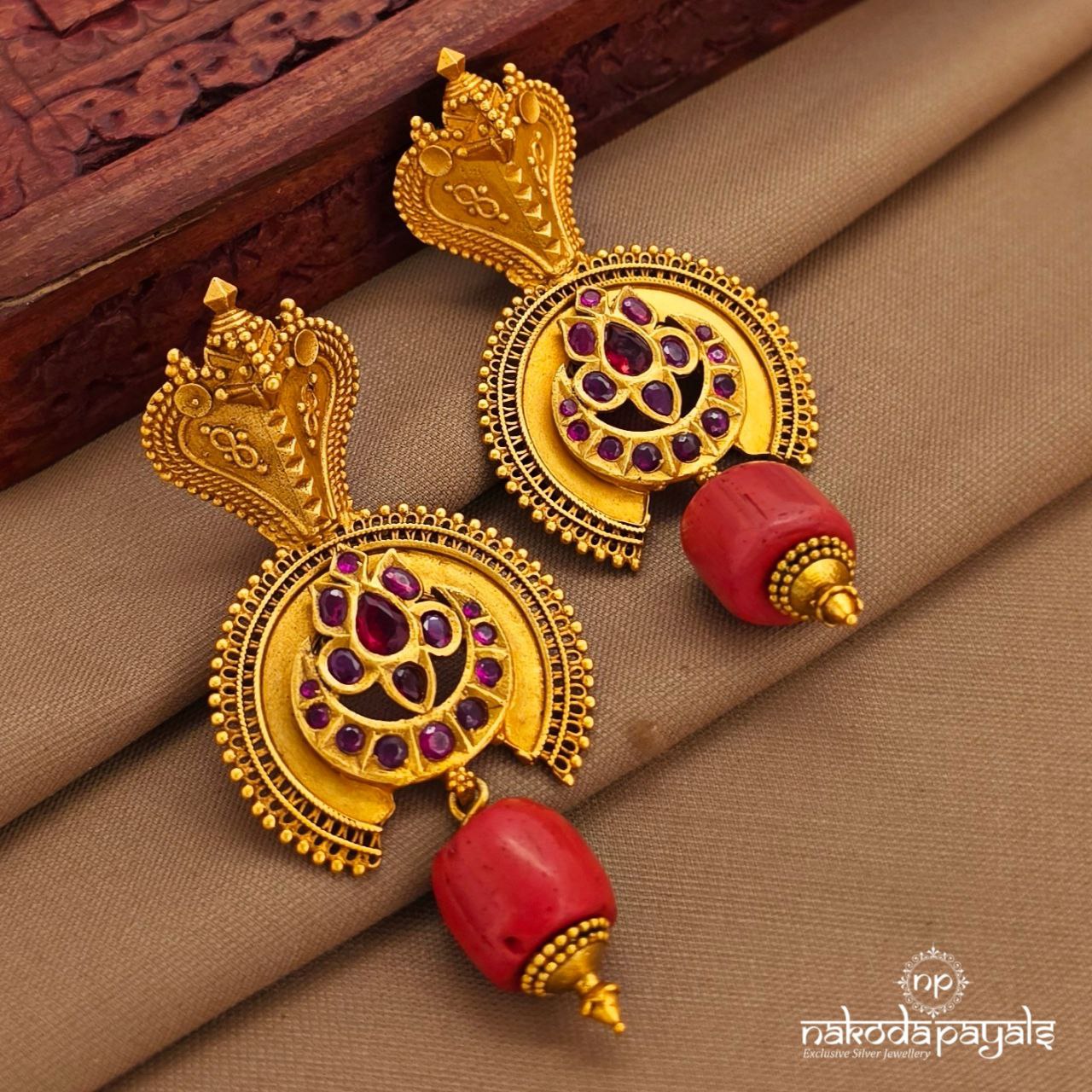 Half Moon Earrings (Ge10458)