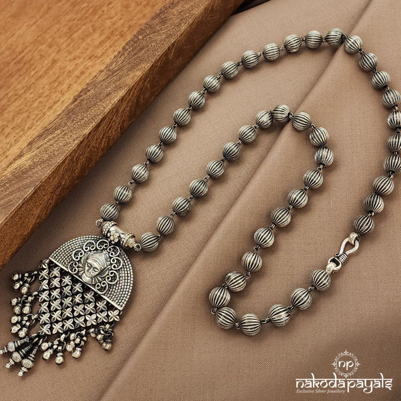 Tribal Floral Ball Neckpiece (N11004)