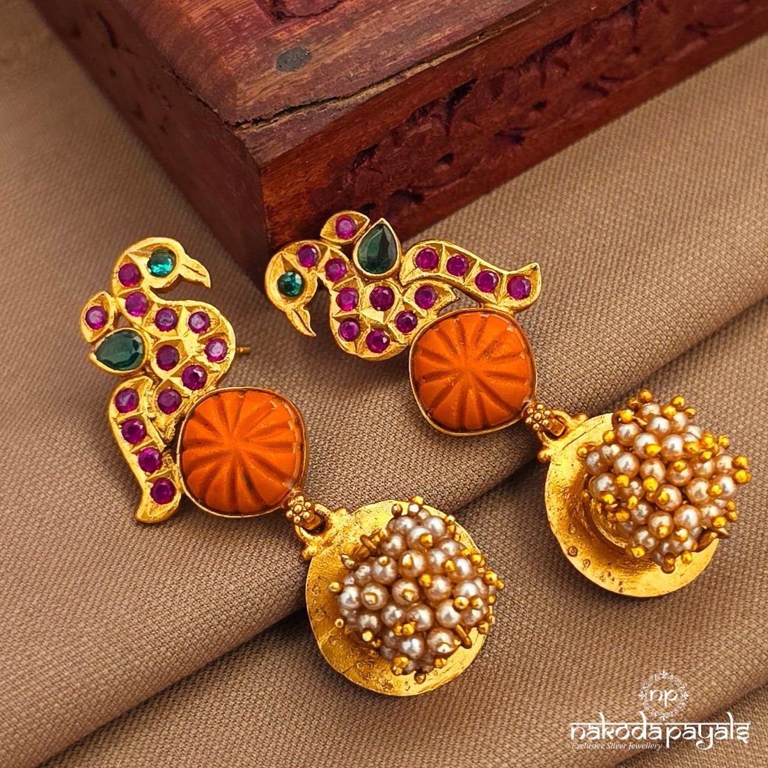 Kemp Pearled Drop Earrings (Ge10461)