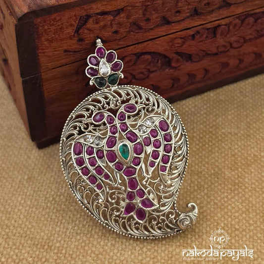 Mango Floral Gandaberunda Pendant (P2628)