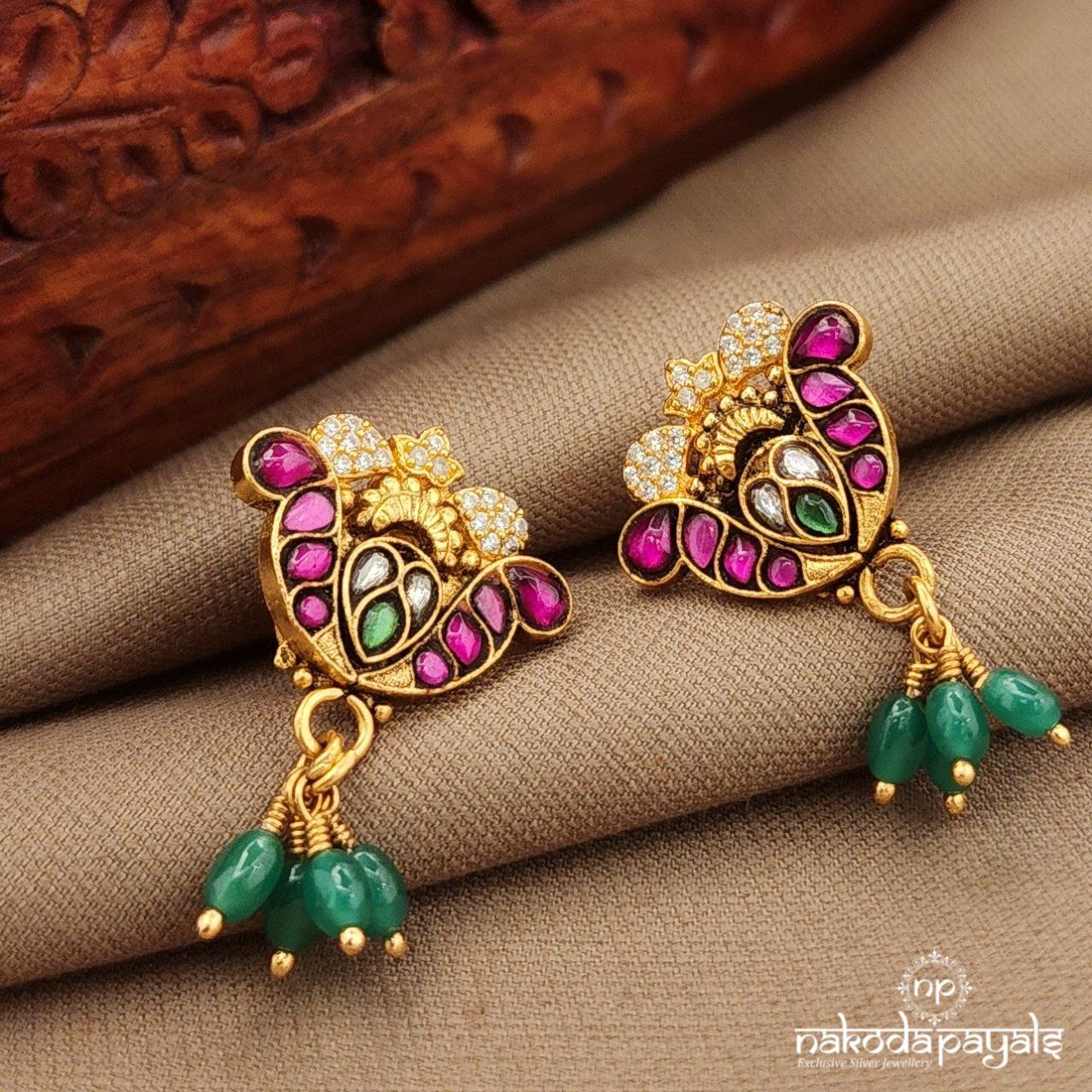 CZ Kundan Studs (Ge10412)