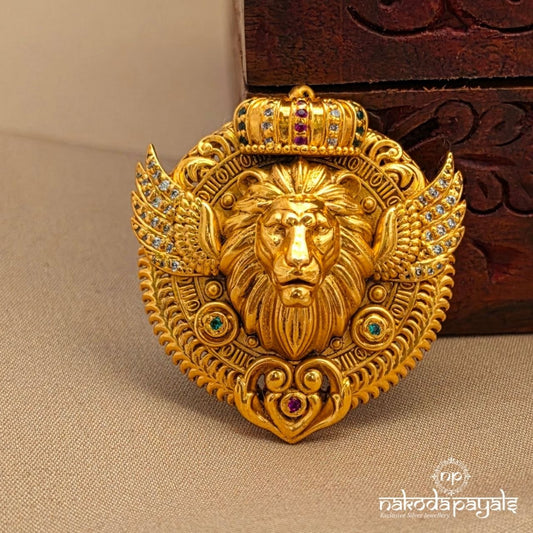 Endearing Lion Brooch (St4110)