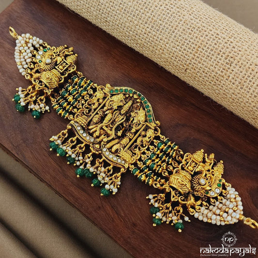 Vishnu Green Kundan Choker (Gn9587)