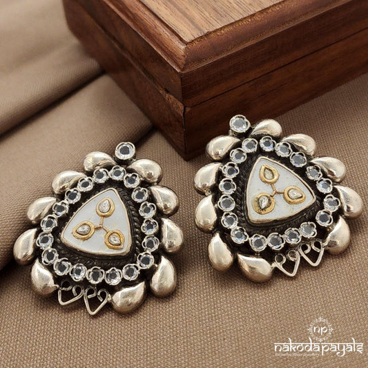 MOP Polki Studs (S3895)