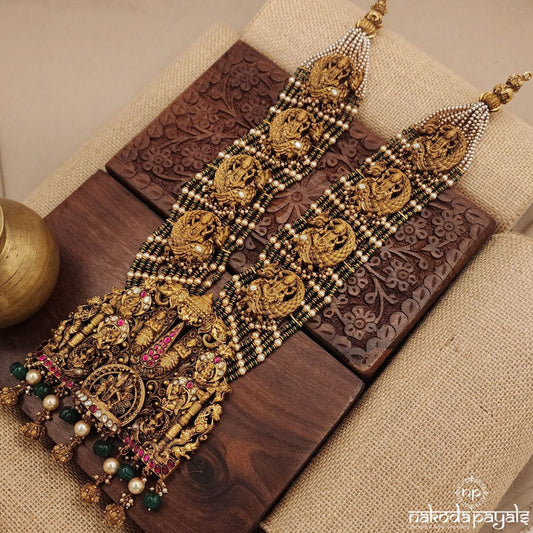 Goddess Lakshmi Kundan Neckpiece (Gn8627)