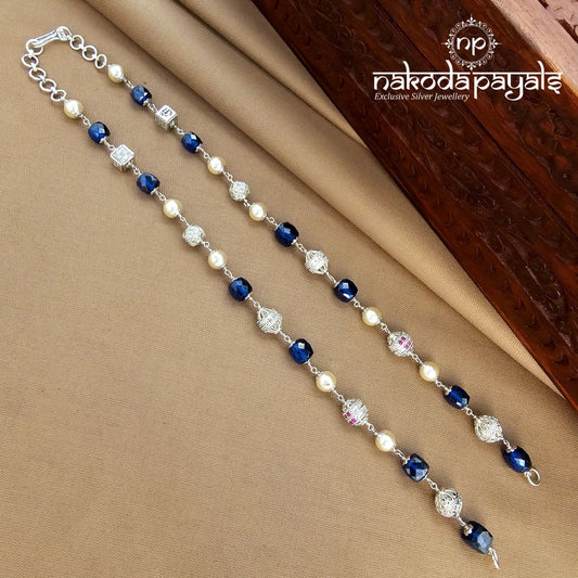 Blue Pearled NeckChain (N11567)