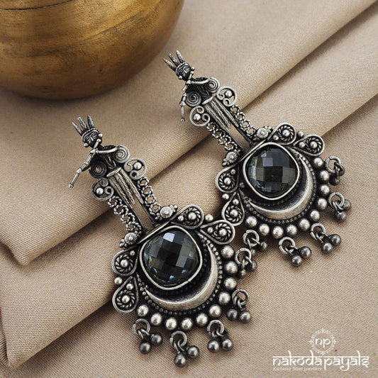 Half Moon Tribal Earrings (C3314)