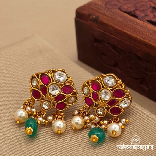 Amazing kundan Studs  (Ge10752)