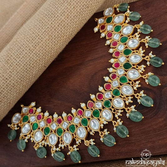MultiColor Kundan Neckpiece (Gn8871)