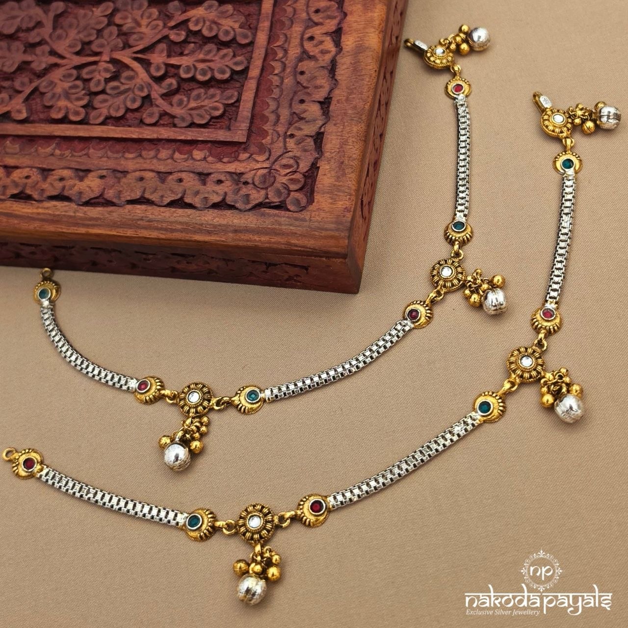 Marvel Dual tone Anklet (A7023)