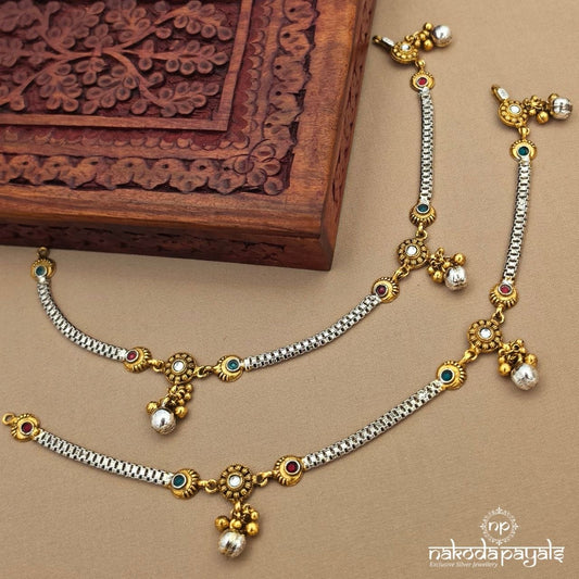 Marvel Dual tone Anklet (A7023)