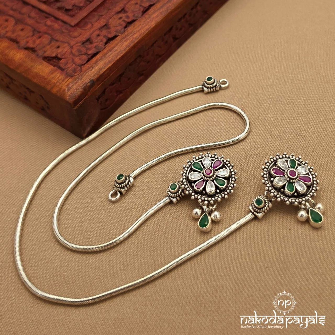 Multicolor  Floral Anklets (A6982)