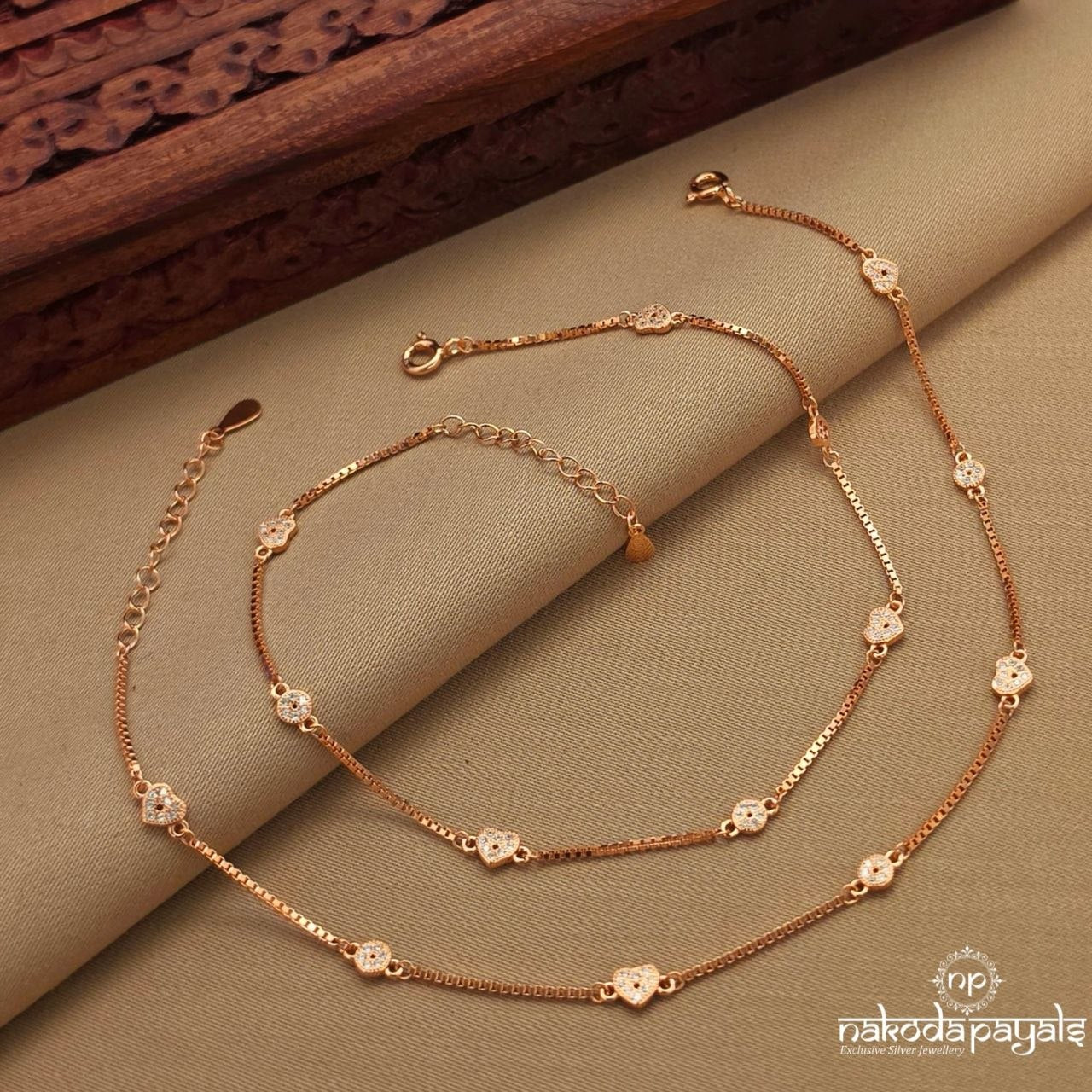 Rose Gold Anklet (A6861)